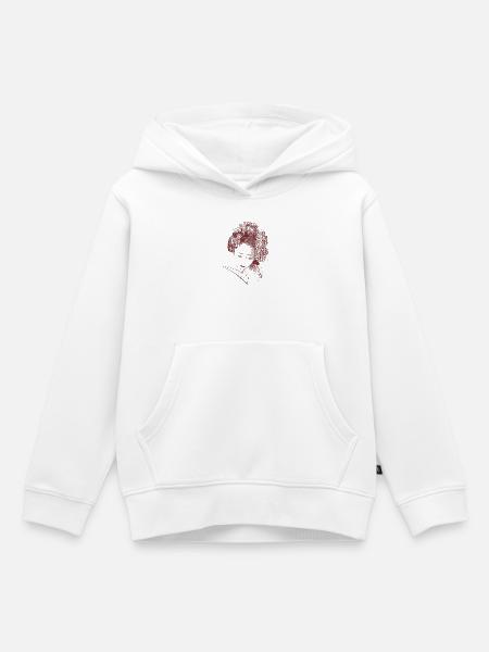 Japanerin  - Kinder Premium Organic Hoodie - Weiß