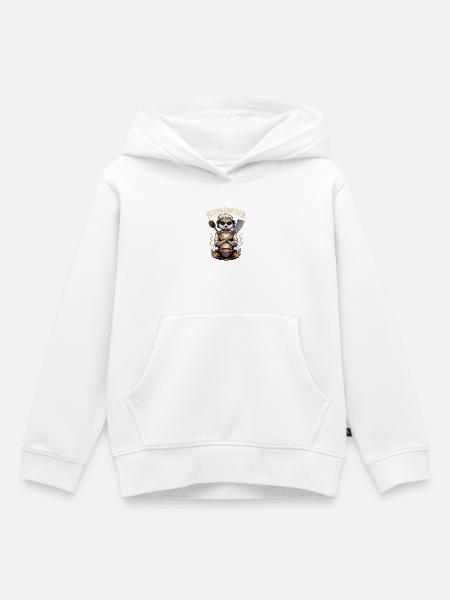Herdmannchen Kochen Lustiger Koch Herdmannchen - Kinder Premium Organic Hoodie - Weiß