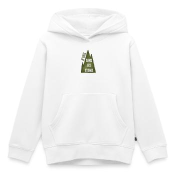 I'm going to the Vosges - Green Mountain - Kids Premium Organic Hoodie - white - Front - AI Model Kid Female (0cm)