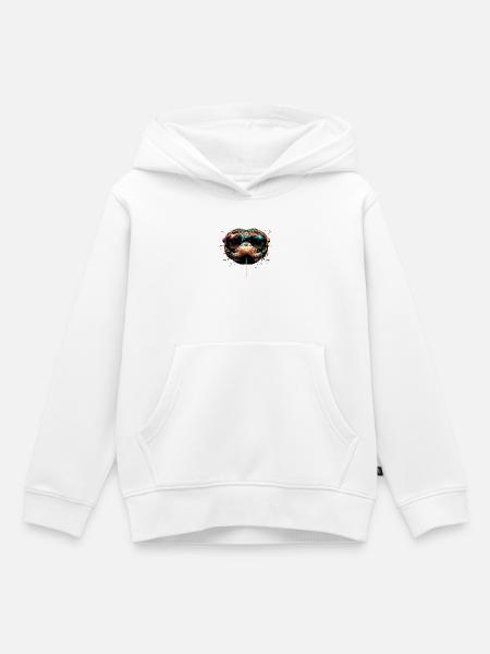 Schlange Python Kobra Klapperschlange Schlangen - Kinder Premium Organic Hoodie - Weiß