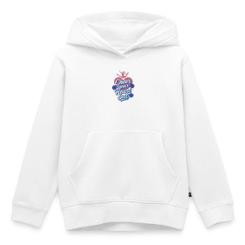 Je connais H.T.M.L - Comment rencontrer des dames - Sweat Premium à capuche enfant bio - blanc - Devant - AI Model Kid Female (0cm)