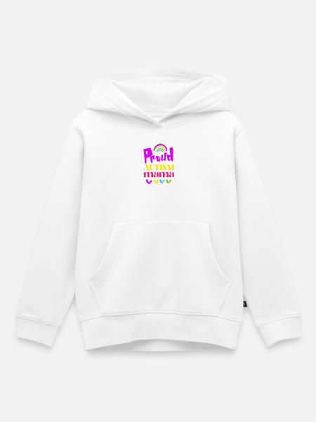 Stolze Autismus-Mama - Kinder Premium Organic Hoodie - Weiß