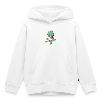 Es lebe die Eiszeit - Eiskugel - Kinder Premium Organic Hoodie - Weiß - Vorne - AI Model Kid Female (0cm)