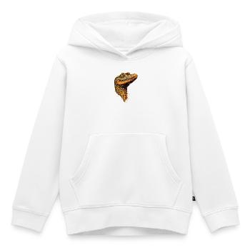 Kaiman Krokodil Alligator Reptilien Kroko Kaimane - Kinder Premium Organic Hoodie - Weiß - Vorne - AI Model Kid Female (0cm)