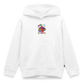 pop it Geburtstagskind 5 - Kinder Premium Organic Hoodie - Weiß - Vorne - AI Model Kid Female (0cm)