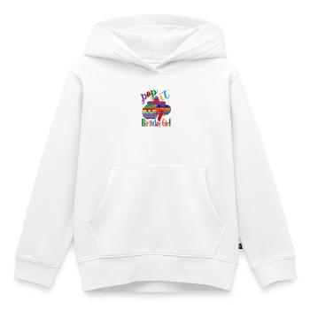 pop-it Geburtstagskind 7 - Kinder Premium Organic Hoodie - Weiß - Vorne - AI Model Kid Female (0cm)