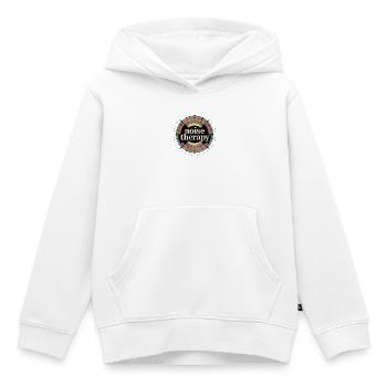 Retro Grunge – Noise Therapy - Kids Premium Organic Hoodie - white - Front - AI Model Kid Female (0cm)