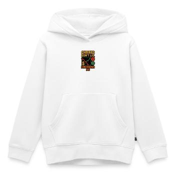 Charts lügen nicht, Emotionen tun, Investitionen, - Kinder Premium Organic Hoodie - Weiß - Vorne - AI Model Kid Female (0cm)