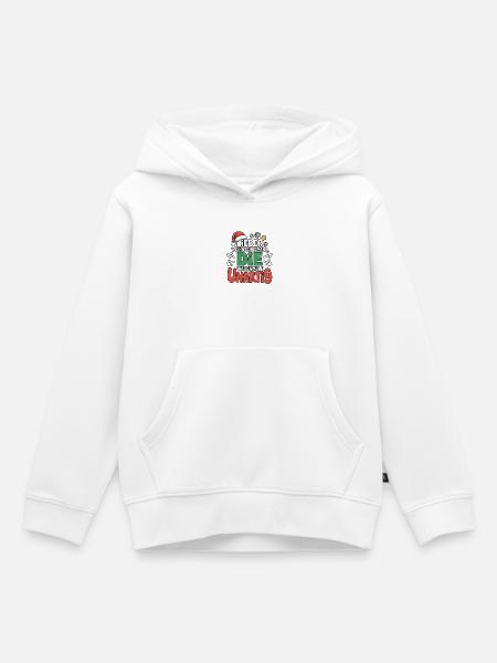 Lieber Weihnachtsmann Unartig - Kinder Premium Organic Hoodie - Weiß
