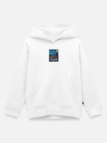 Atalanta Georgia - Kinder Premium Organic Hoodie - Weiß