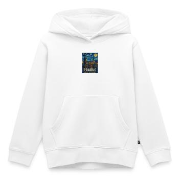 Prag Tschechien - Kinder Premium Organic Hoodie - Weiß - Vorne - AI Model Kid Female (0cm)