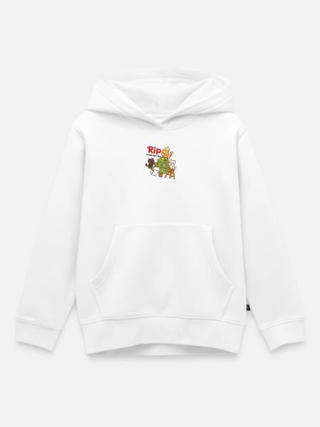 RIP Weihnachtsbaum Katzen, Kätzchen - Kinder Premium Organic Hoodie - Weiß