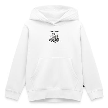 Safety Third Lustiger sarkastischer Cowboy Safety  - Kinder Premium Organic Hoodie - Weiß - Vorne - AI Model Kid Female (0cm)