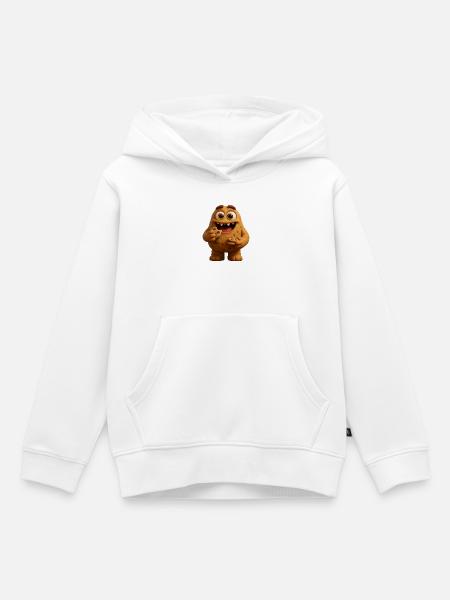 Kekse Keks - Kinder Premium Organic Hoodie - Weiß