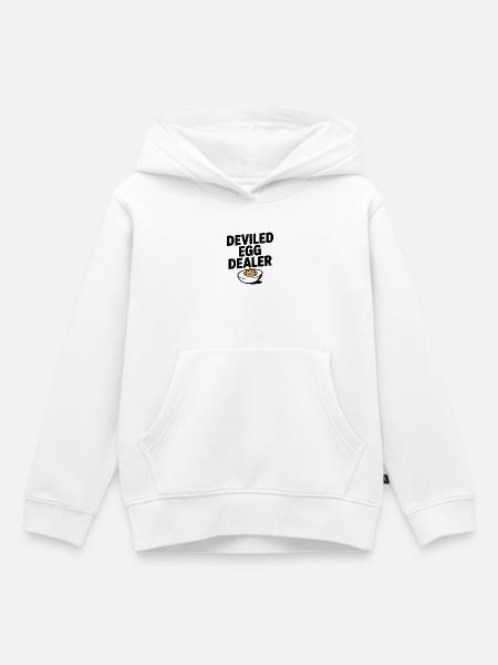 Teuflischer Eierhändler - Kinder Premium Organic Hoodie - Weiß