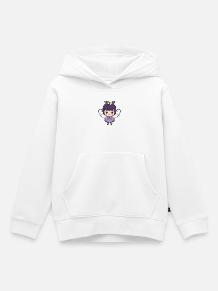 Fee Comic Niedlich - Kinder Premium Organic Hoodie - Weiß