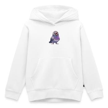 Tauben Taube - Kinder Premium Organic Hoodie - Weiß - Vorne - AI Model Kid Female (0cm)