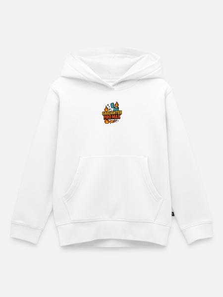 Gaslighter Pro Lustiger Humor - Kinder Premium Organic Hoodie - Weiß
