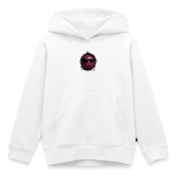 Passion fruit fruit - Kids Premium Organic Hoodie - white - Front - AI Model Kid Female (0cm)