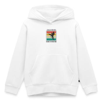 Kinder Karate Training Geschenke - Kinder Premium Organic Hoodie - Weiß - Vorne - AI Model Kid Female (0cm)