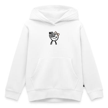 Pas de concert aujourd’hui, fan triste du concert - Sweat Premium à capuche enfant bio - blanc - Devant - AI Model Kid Female (0cm)
