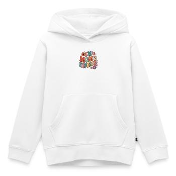 Je suis la préférée de Maman - Sweat Premium à capuche enfant bio - blanc - Devant - AI Model Kid Female (0cm)