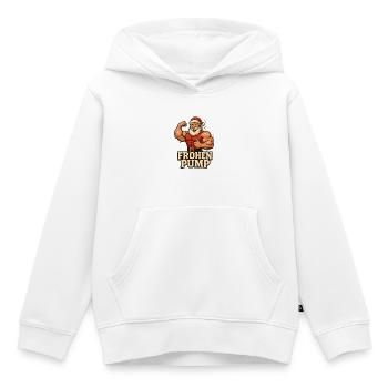 Frohen Pump Ihr Lappen - Kinder Premium Organic Hoodie - Weiß - Vorne - AI Model Kid Female (0cm)