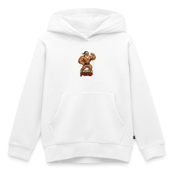 Frohen Pump Ihr Lappen - Kinder Premium Organic Hoodie - Weiß - Vorne - AI Model Kid Female (0cm)