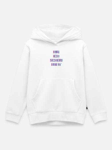 Hardtekk Tekk - Kinder Premium Organic Hoodie - Weiß