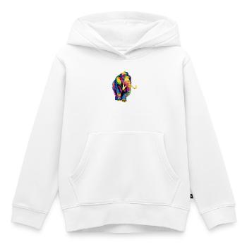 Mammut Wollhaarmammut Eiszeit Mammuts Süßes Mammut - Kinder Premium Organic Hoodie - Weiß - Vorne - AI Model Kid Female (0cm)