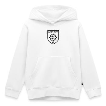Aveyron - Kinder Premium Organic Hoodie - Weiß - Vorne - AI Model Kid Female (0cm)