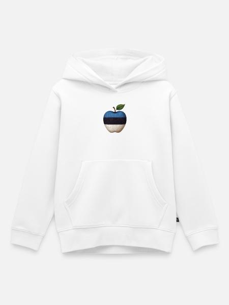 Estland - Kinder Premium Organic Hoodie - Weiß