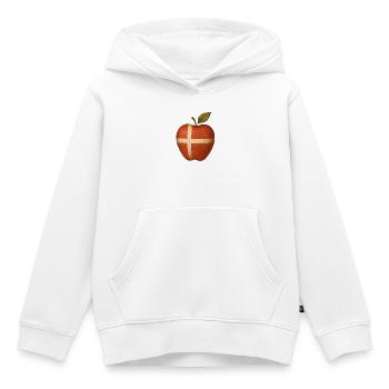 Dänemark - Kinder Premium Organic Hoodie - Weiß - Vorne - AI Model Kid Female (0cm)