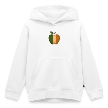 Irlande - Sweat Premium à capuche enfant bio - blanc - Devant - AI Model Kid Female (0cm)