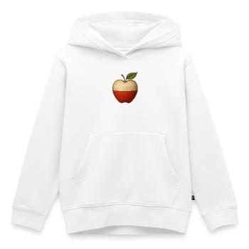 Pologne - Sweat Premium à capuche enfant bio - blanc - Devant - AI Model Kid Female (0cm)