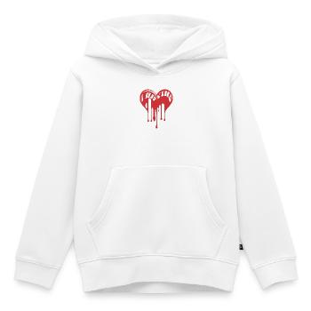 I am Fine It's Fine Everything is Fine - Kids Premium Organic Hoodie - white - Front - AI Model Kid Female (0cm)