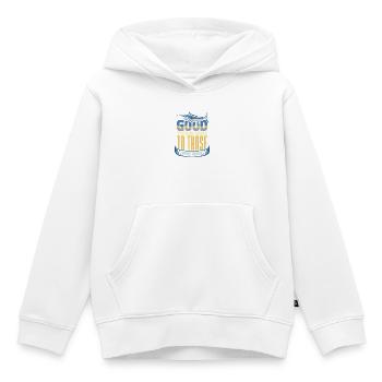 Pêcheurs Pêcheurs Pêcheurs Pêcheurs Pêcheurs Sportifs - Sweat Premium à capuche enfant bio - blanc - Devant - AI Model Kid Female (0cm)