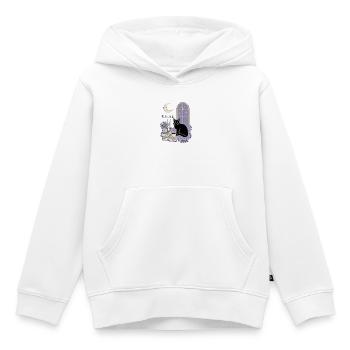 Gentle Goth Cozy Goth Katze - Kinder Premium Organic Hoodie - Weiß - Vorne - AI Model Kid Female (0cm)