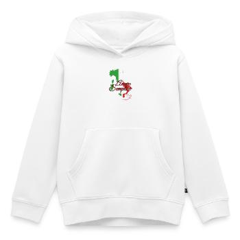 Amore Semplice Italia - Kids Premium Organic Hoodie - white - Front - AI Model Kid Female (0cm)
