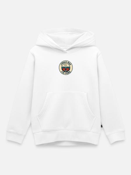 Ich kann nicht, ich ping. - Kinder Premium Organic Hoodie - Weiß