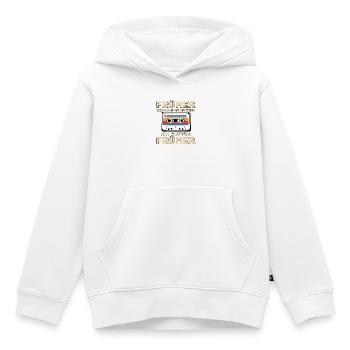 Früher war alles besser - Ich bin von früher - Kinder Premium Organic Hoodie - Weiß - Vorne - AI Model Kid Female (0cm)