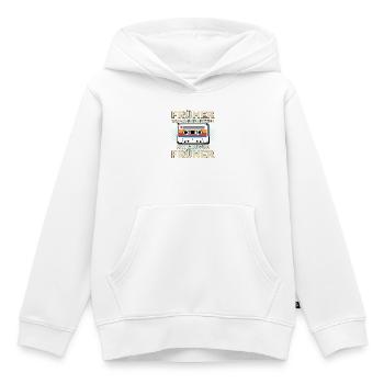 Früher war alles besser - Ich bin von früher - Kinder Premium Organic Hoodie - Weiß - Vorne - AI Model Kid Female (0cm)