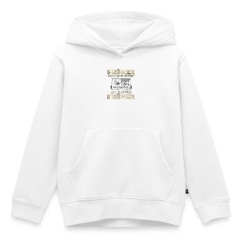 Früher war alles besser - Ich bin von früher - Kinder Premium Organic Hoodie - Weiß - Vorne - AI Model Kid Female (0cm)