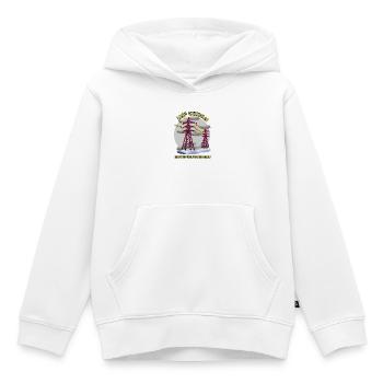 Seigneur Électricien : Magie Invisible - Sweat Premium à capuche enfant bio - blanc - Devant - AI Model Kid Female (0cm)