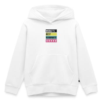 Stars rétro du meilleur colocataire du monde - Sweat Premium à capuche enfant bio - blanc - Devant - AI Model Kid Female (0cm)