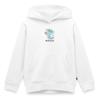 Greyhounds - Sweat Premium à capuche enfant bio - blanc - Devant - AI Model Kid Female (0cm)