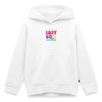 Das ist mein Lazy-80er-80er-Jahre-Kostüm - Kinder Premium Organic Hoodie - Weiß - Vorne - AI Model Kid Female (0cm)