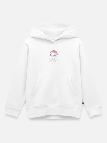 Retro Gaming Strand 1986 - Kinder Premium Organic Hoodie - Weiß