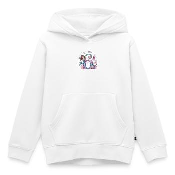 Ich Bin 6 Meerjungfrauen Mädchen 6. Geburtstag - Kinder Premium Organic Hoodie - Weiß - Vorne - AI Model Kid Female (0cm)
