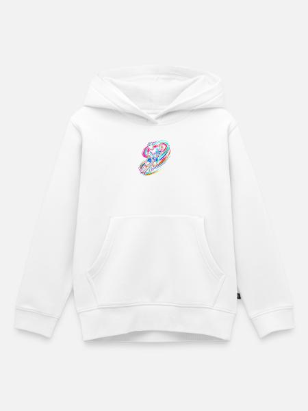Eishockeyspieler - Kinder Premium Organic Hoodie - Weiß